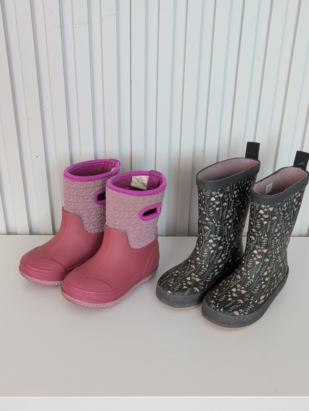 8t Kids Joe Fresh Pink Waterproof  Boots